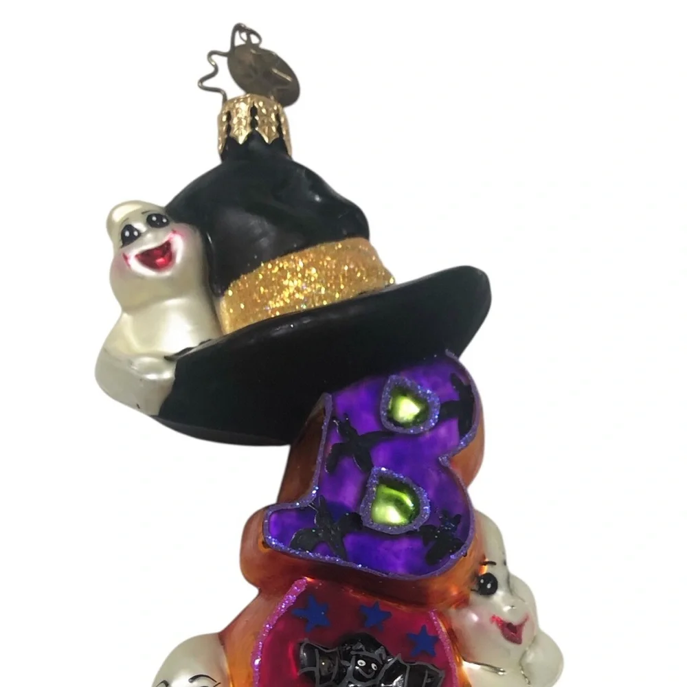 Christopher Radko | Retired Rare Grave Tidings Ghost Boo Halloween Ornament Box